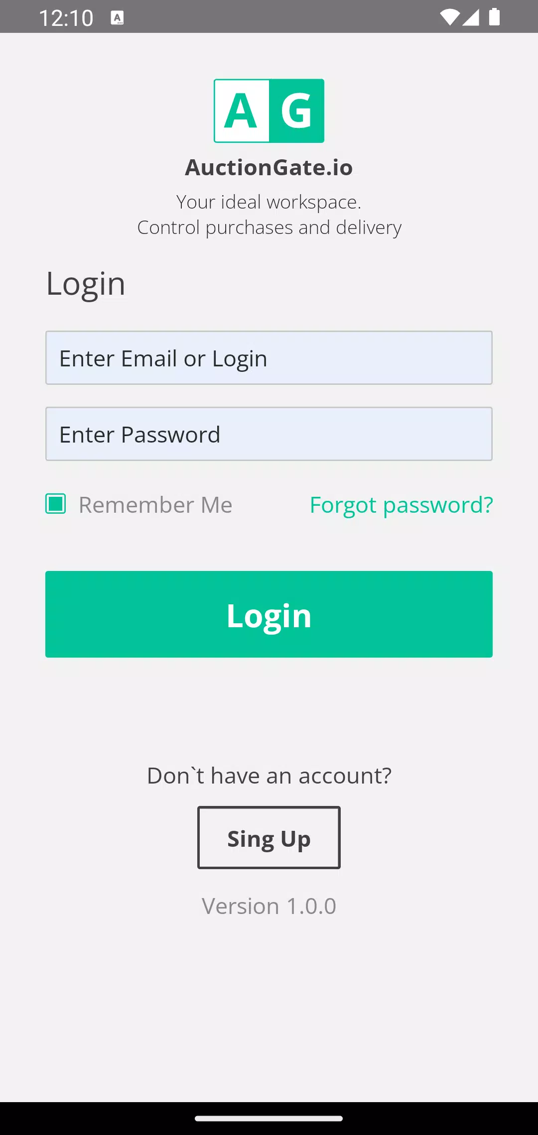 AuctionGate ဖန်သားပြင်ဓာတ်ပုံ 1