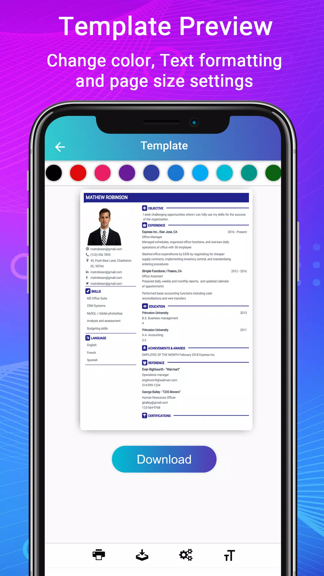 Resume - Intelligent CV maker ภาพหน้าจอ 3