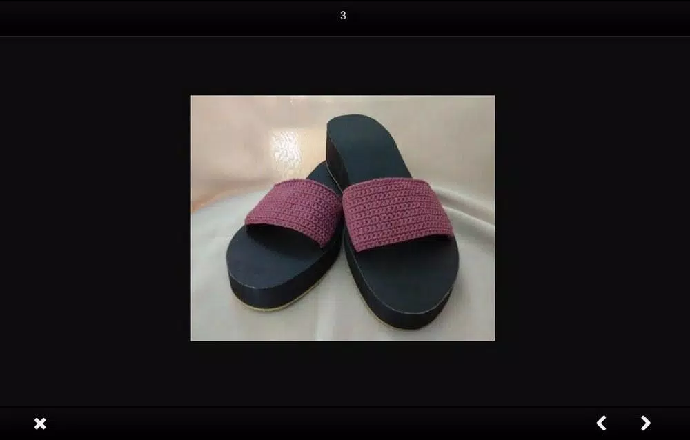 Knitted sandals idea スクリーンショット 2