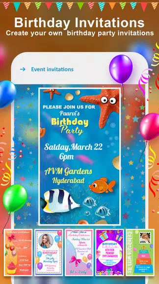 Birthday Photo Frame Maker App Tangkapan skrin 3