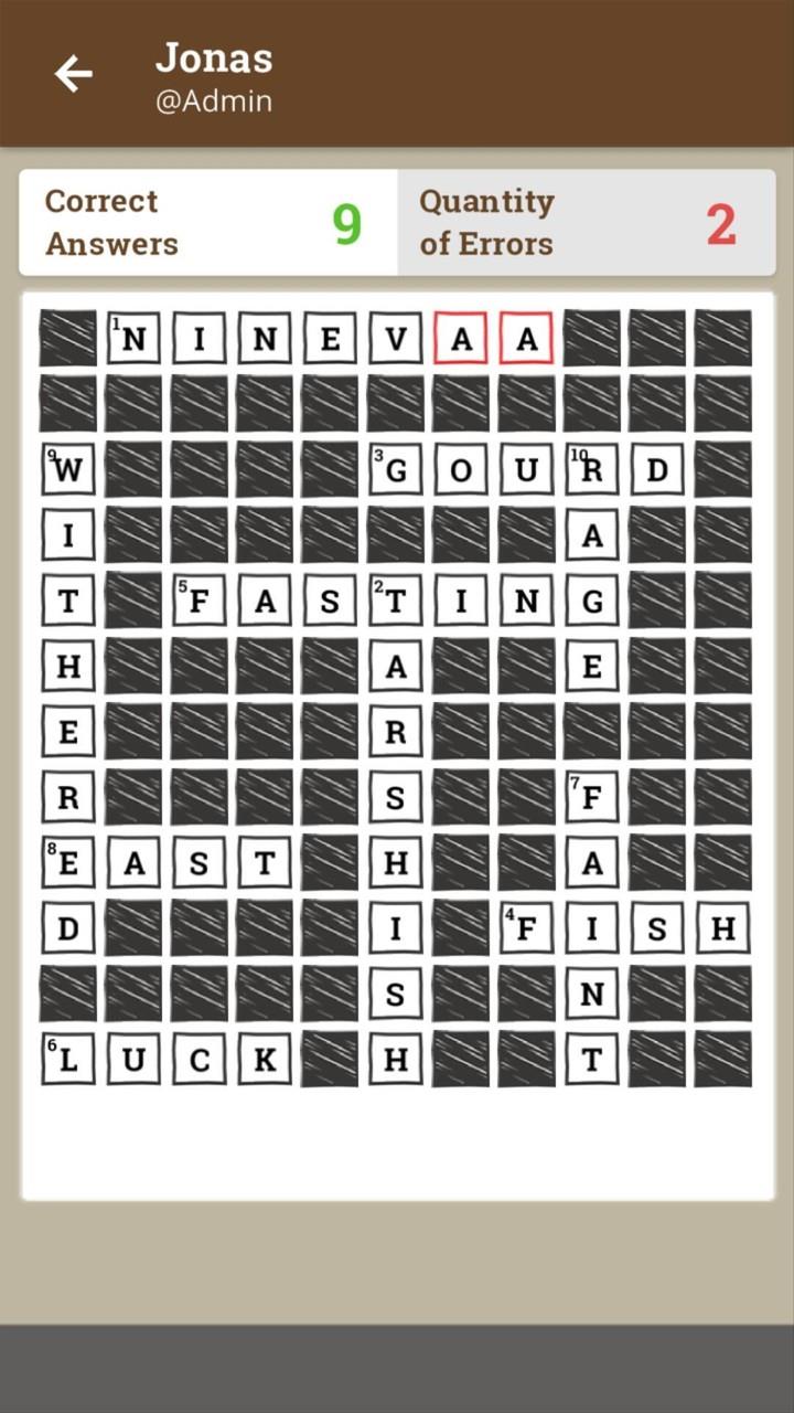 Biblical Crosswords Schermafbeelding 2