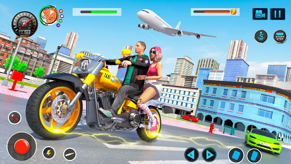 Flying Bike Driving Simulator स्क्रीनशॉट 2