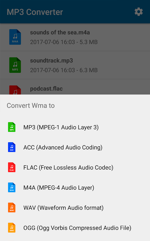 MP3 Converter Musica Docs Captura de tela 1