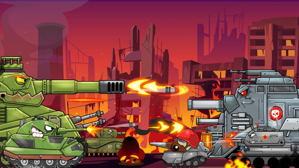 Merge Tanks: Combat war Stars Ekran Görüntüsü 1