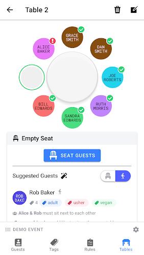 Table Tailor: Seating Planner Captura de pantalla 1