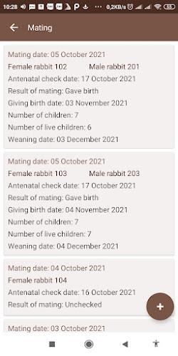 Schermata Quacha - Rabbit breeding manag 2