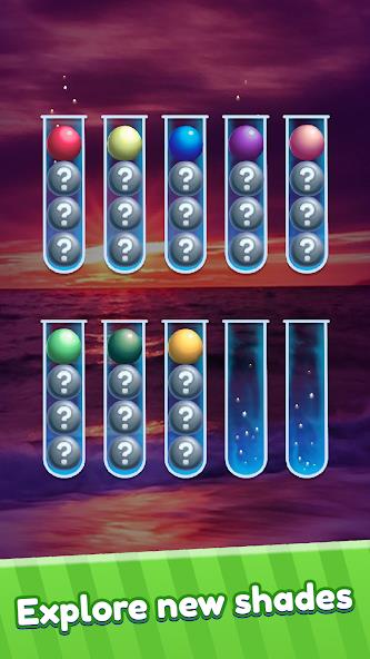 Ball Sort Puzzle Color Sort Mod ဖန်သားပြင်ဓာတ်ပုံ 2