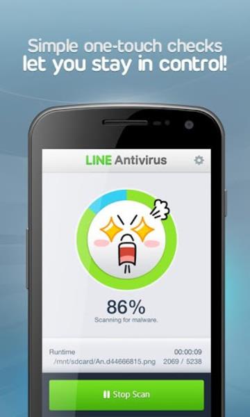 LINE Antivirus ภาพหน้าจอ 1