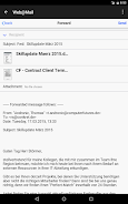 Web@Mail - mobile Mail Screenshot 3