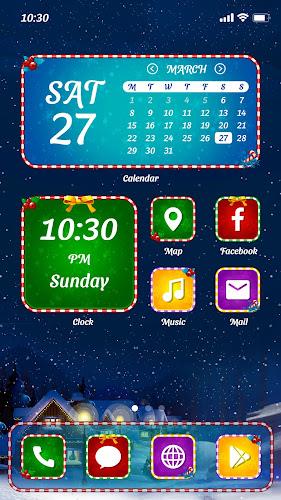 Wow Christmas Candy Theme Captura de pantalla 0