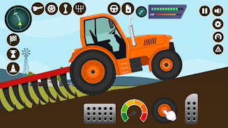 Farm Tractors Dinosaurs Games Schermafbeelding 3