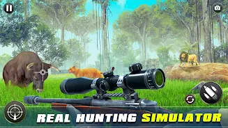 Safari Animal Hunter Simulator Zrzut ekranu 0