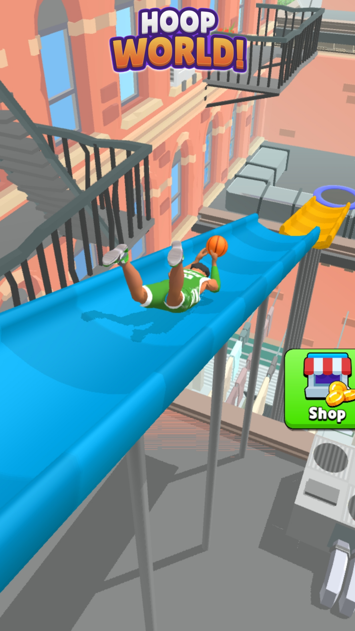 Hoop World: Flip Dunk Game 3D Ảnh chụp màn hình 0