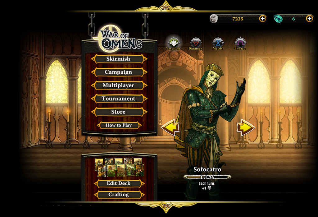 War of Omens Deck Builder Collectible Card Game 스크린샷 1
