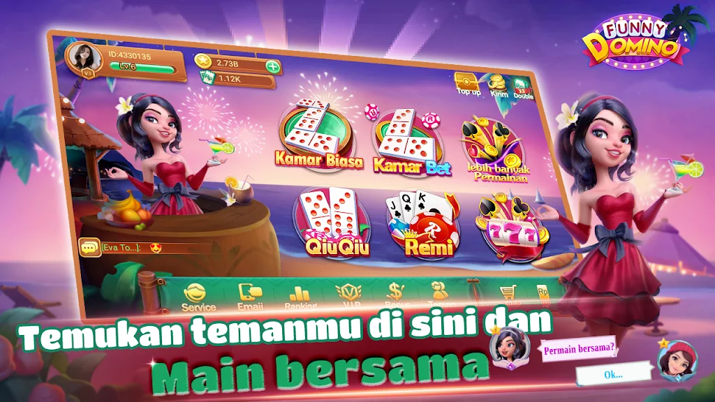 Funny Domino:Gaple QiuQiu 스크린샷 0
