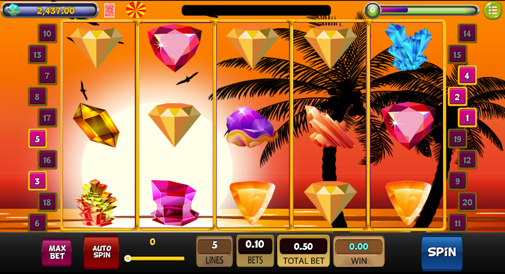 Jewel & Gems Wilds Slot! ภาพหน้าจอ 2