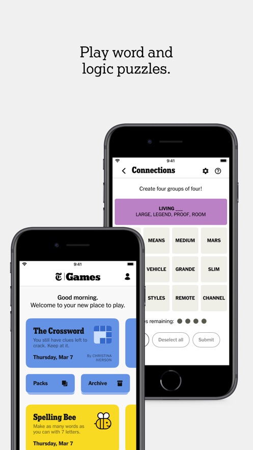 NYT Games: Word Games & Sudoku Capture d'écran 1