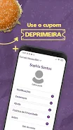 Schermata QFome App - Delivery de Comida 1