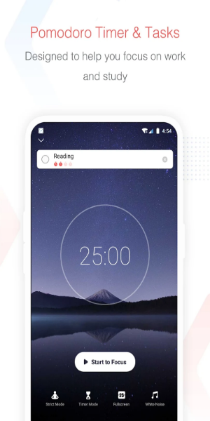 Focus To-Do: Pomodoro & Tasks ภาพหน้าจอ 0
