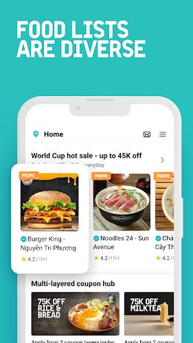 BAEMIN - Food delivery app Tangkapan skrin 3