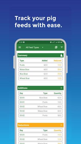 My Piggery Manager - Farm app Captura de tela 1