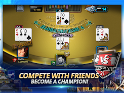 Blackjack - World Tournament Ảnh chụp màn hình 2