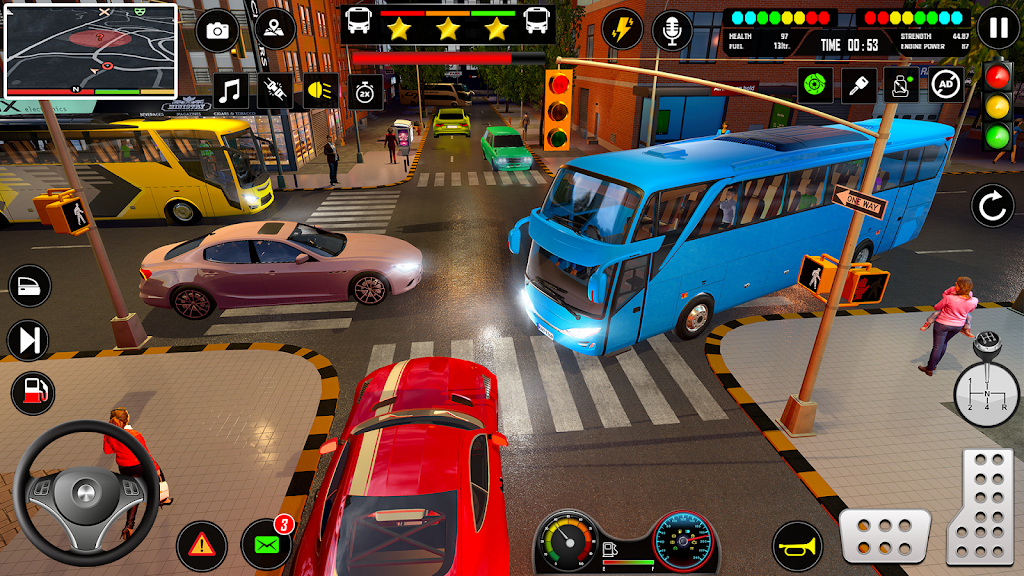 US Bus Simulator 3d Games 2024 Screenshot 1