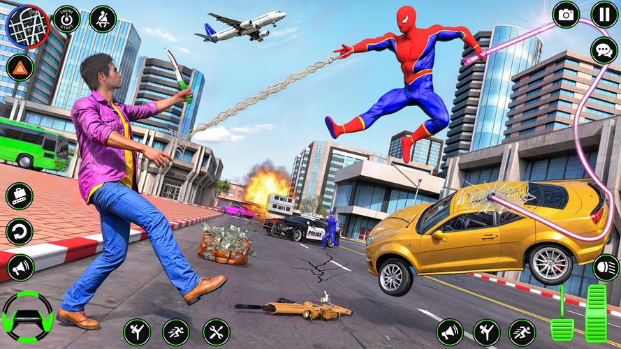 Spider Rope Hero ဖန်သားပြင်ဓာတ်ပုံ 2