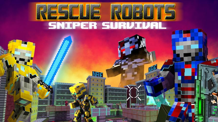 Rescue Robots Sniper Survival Capture d'écran 0