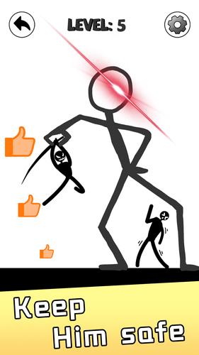 Save Stickman: Brain Draw Line應用截圖第1張