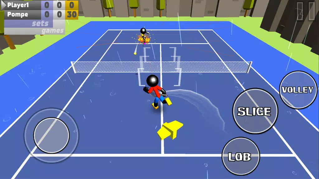 Stickman 3D Tennis Capture d'écran 3