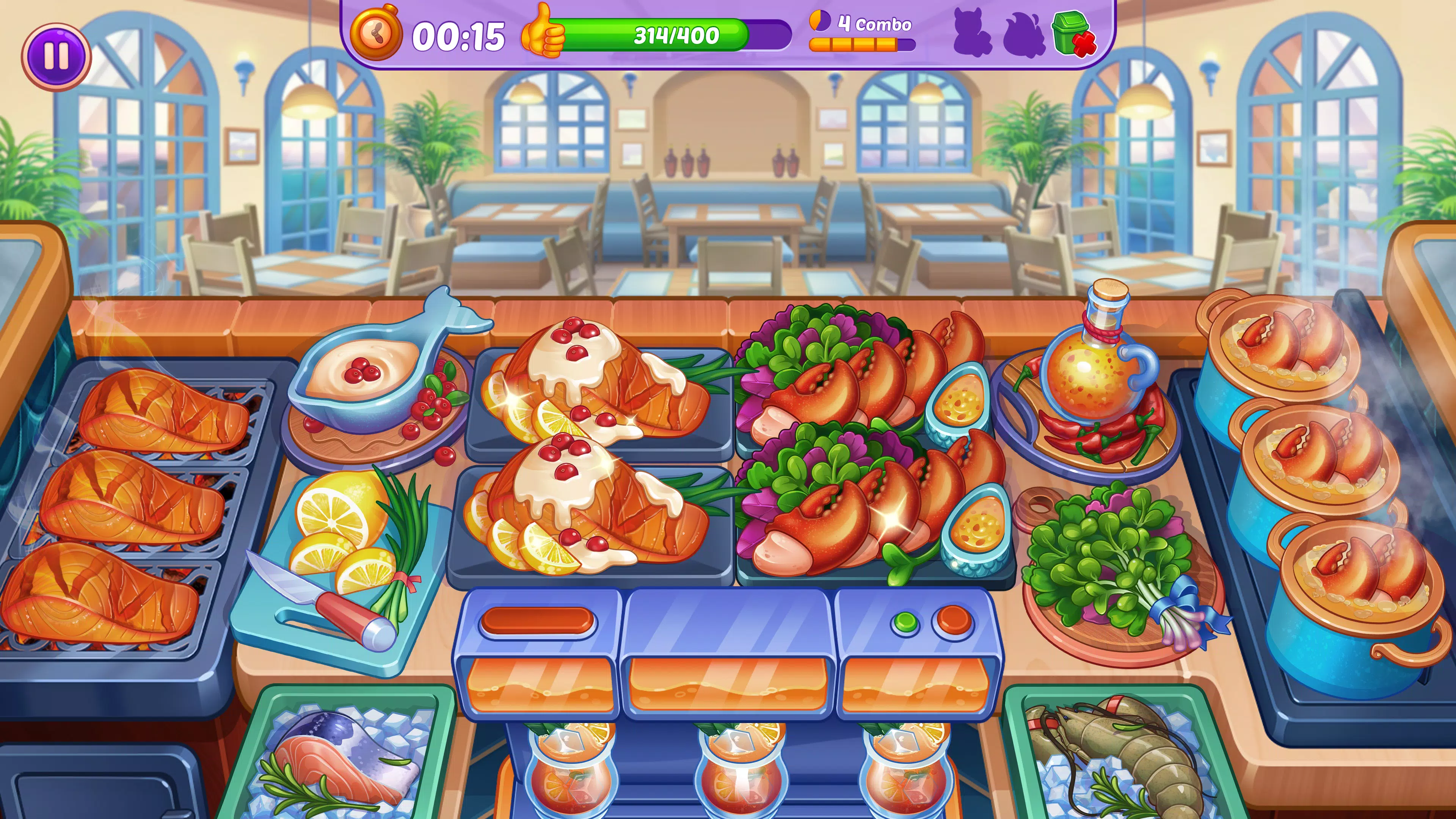 Cooking Crush: juego de cocina Captura de pantalla 1