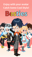 Besties - Make friend & Avatar 스크린샷 1