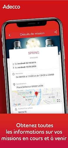 Adecco & moi - Mission Interim Capture d'écran 2