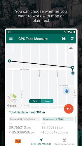 My GPS Tape Measure স্ক্রিনশট 1