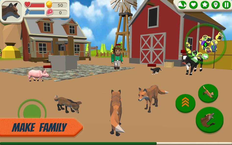 Fox Family - Animal Simulator Mod應用截圖第1張