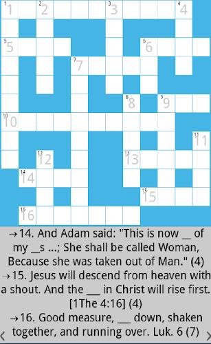 Bible Crossword Tangkapan skrin 0