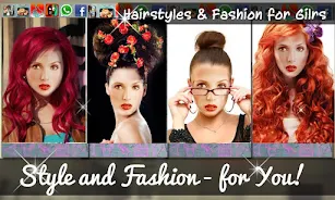 Hairstyles & Fashion for Girls Schermafbeelding 3