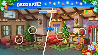 Merge Christmas: Home Design Captura de pantalla 3