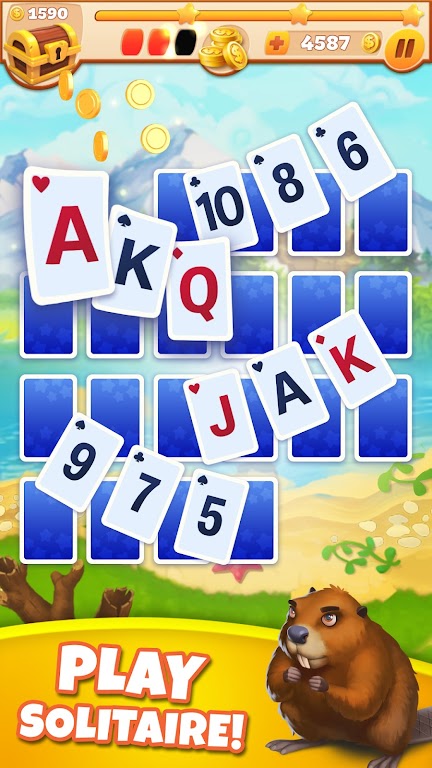 Solitaire Tarot: Fun Card Patience & Travelling ภาพหน้าจอ 0