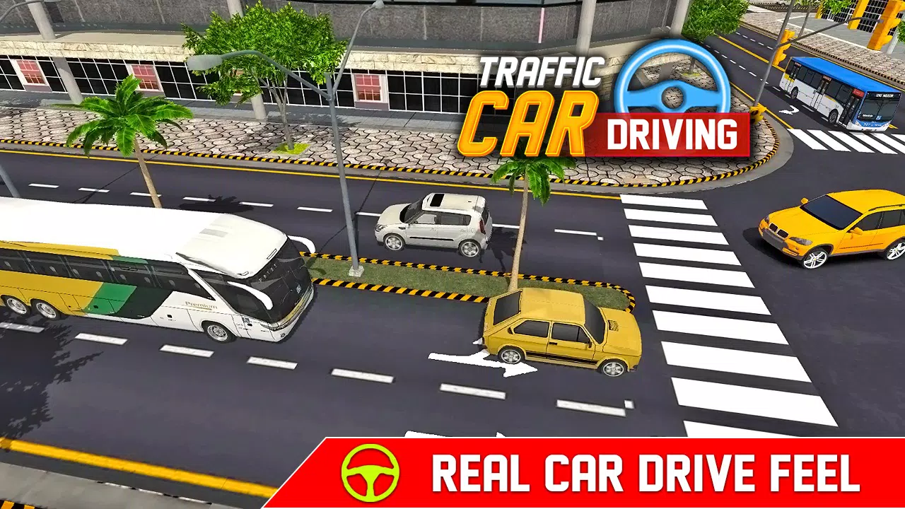 Traffic And Car Driving - Sim Schermafbeelding 1