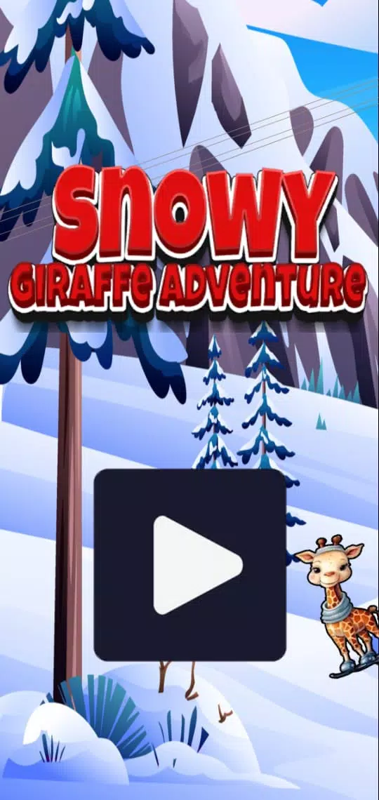 Snowy Giraffe Adventure Скриншот 0