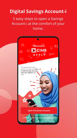 Schermata CIMB Apply 0