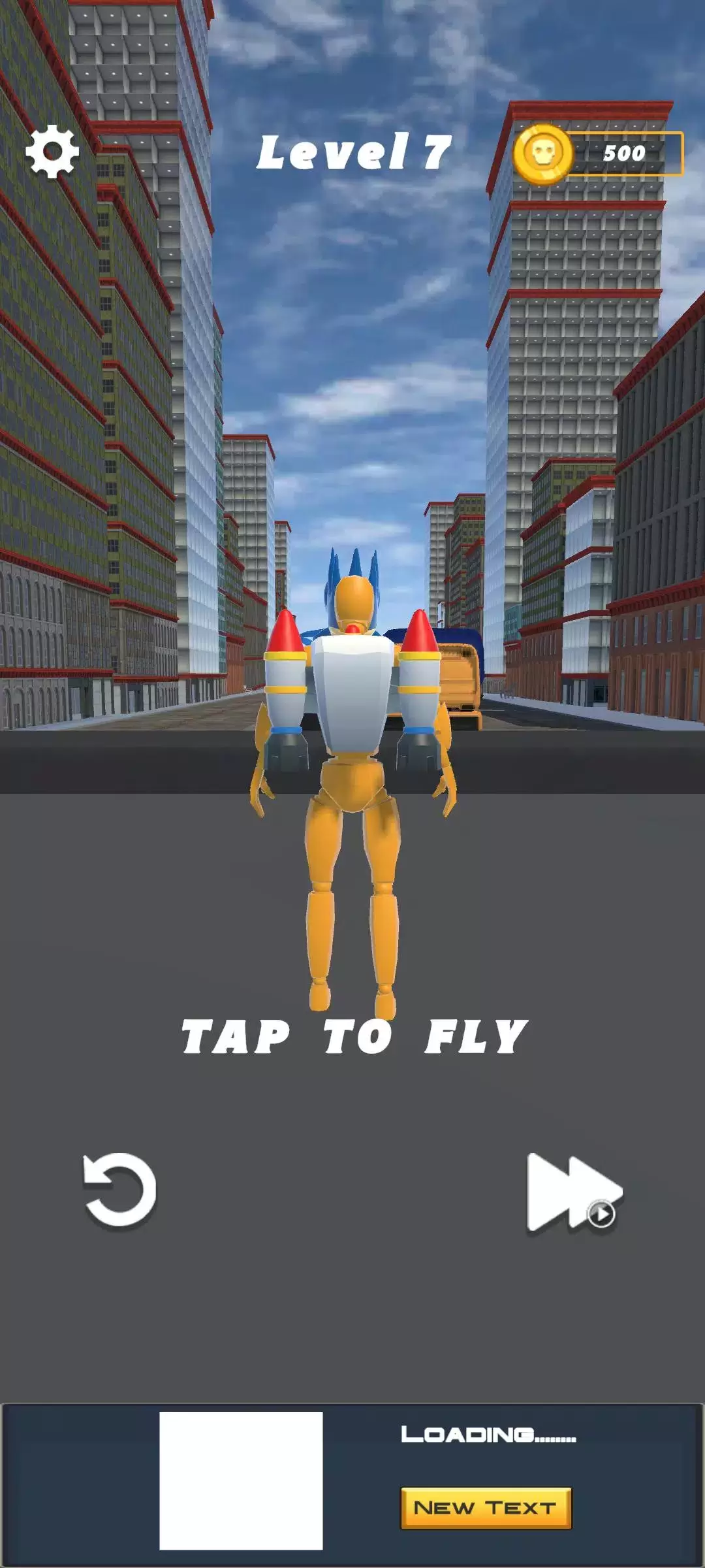 Jetpack Ragdoll: Fly Adventure Capture d'écran 0