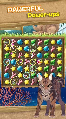 Cat Island Diary~Happy Match 3 Ảnh chụp màn hình 3