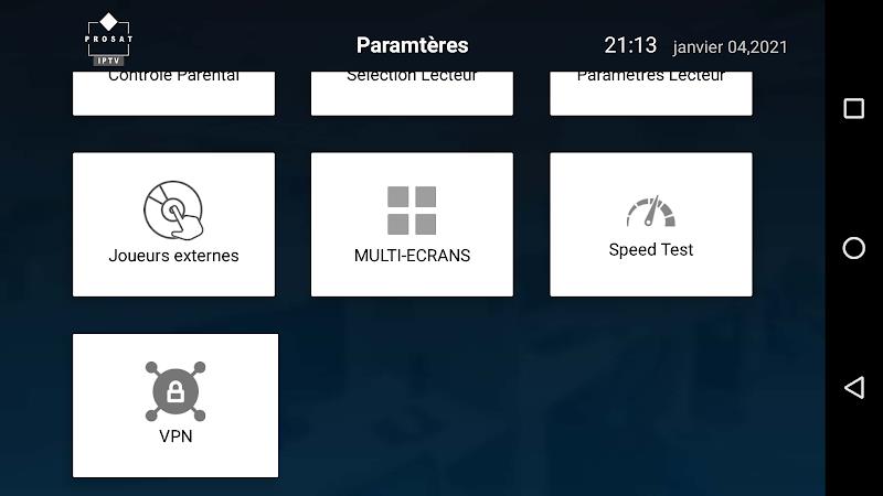 Prosat IPTV Player ဖန်သားပြင်ဓာတ်ပုံ 2