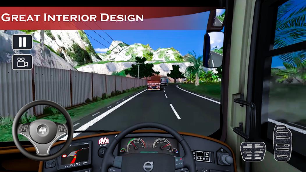 Modern Bus Simulator 3D Game Mod Tangkapan skrin 3