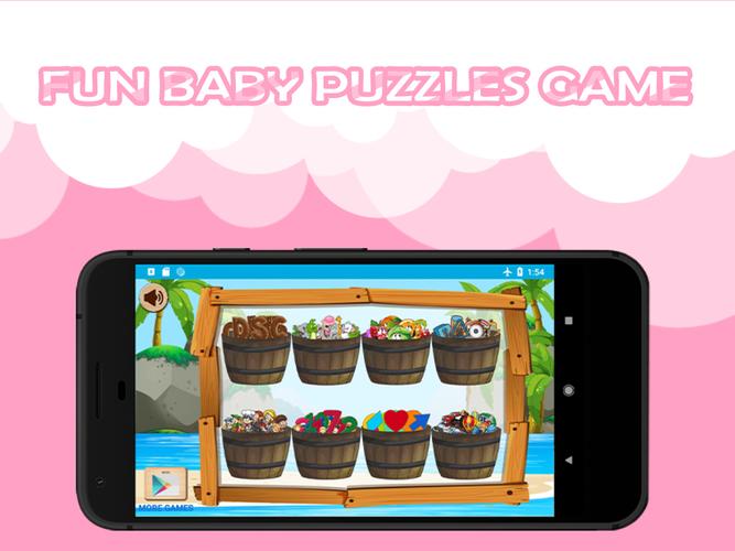 Baby Puzzle Game ဖန်သားပြင်ဓာတ်ပုံ 0