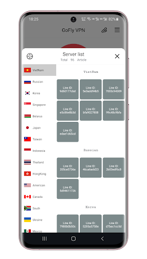 GoFly VPN,V2ray,Trojan,sock5 Captura de pantalla 1