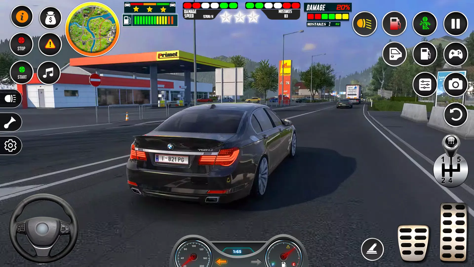 Classic Car Drive Parking Game Screenshot 3